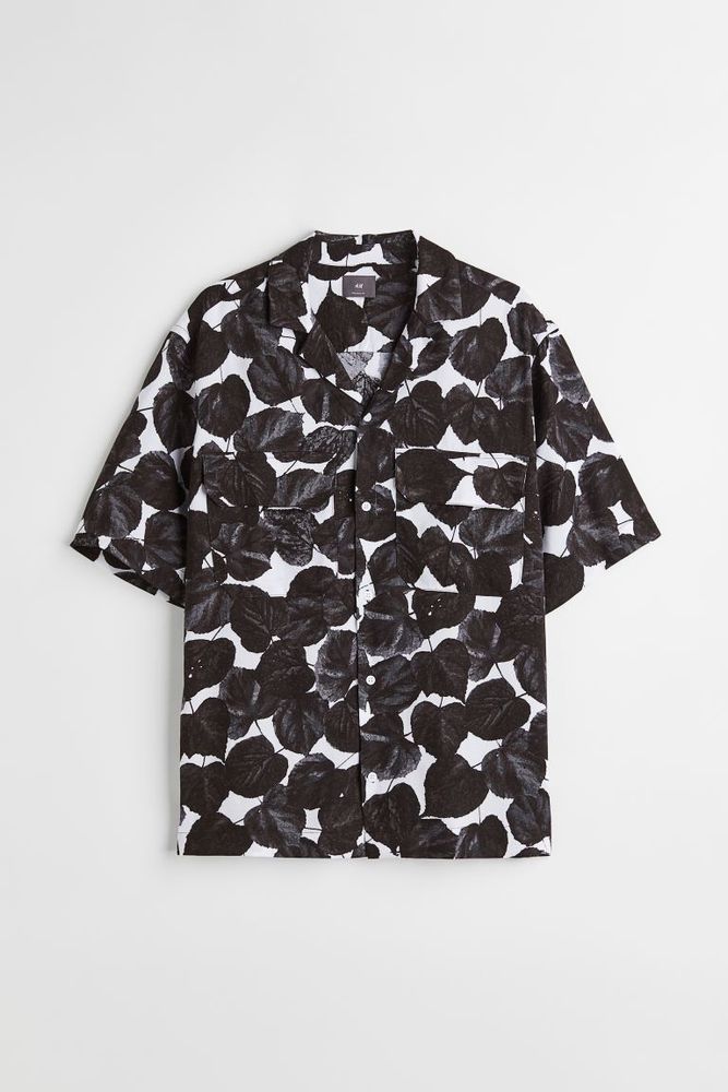 Relaxed Fit Lyocell Resort Shirt