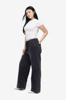 H&M Curvy Fit Wide Regular Jeans