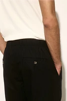 Regular Fit Linen-blend Pants