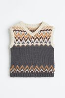 Jacquard-knit Sweater Vest