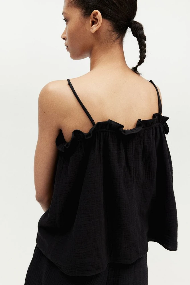 Ruffle-trimmed Camisole Top