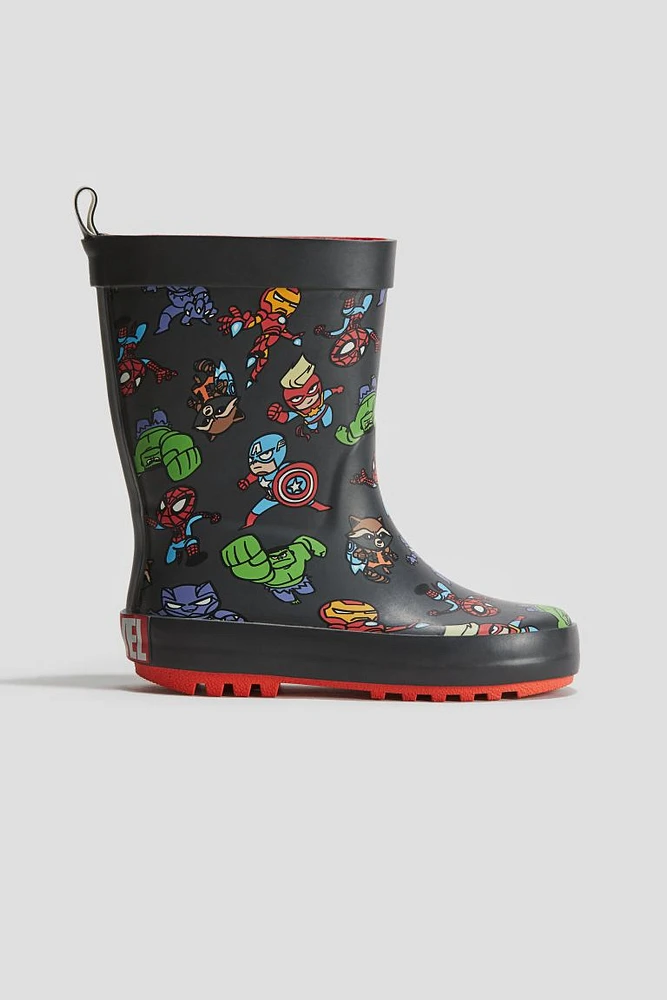 Printed Rubber Boots