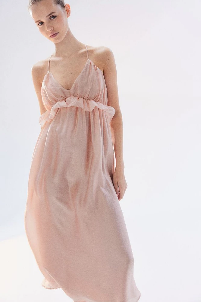 Ruffle-trimmed Dress