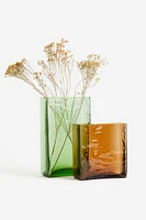 Textured Glass Vase