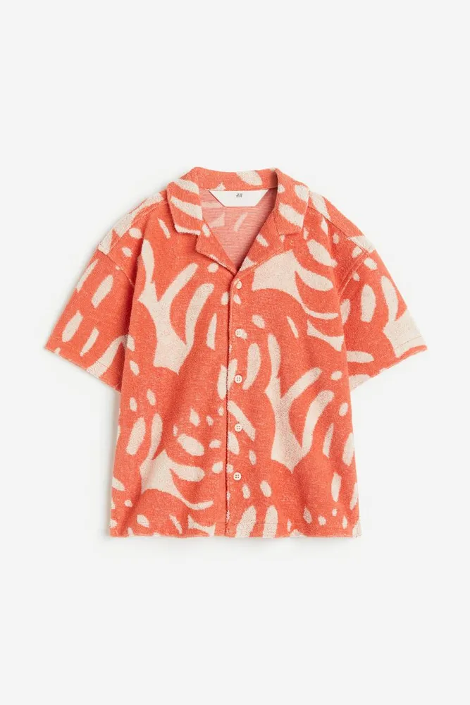 Patterned Terry Resort Shirt