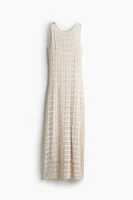 Pointelle-knit Dress