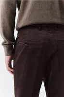 Slim Fit Velvet Suit Pants