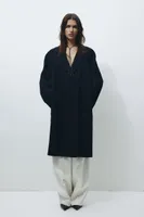 Double-breasted Midi Coat