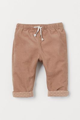 Lined Corduroy Pants
