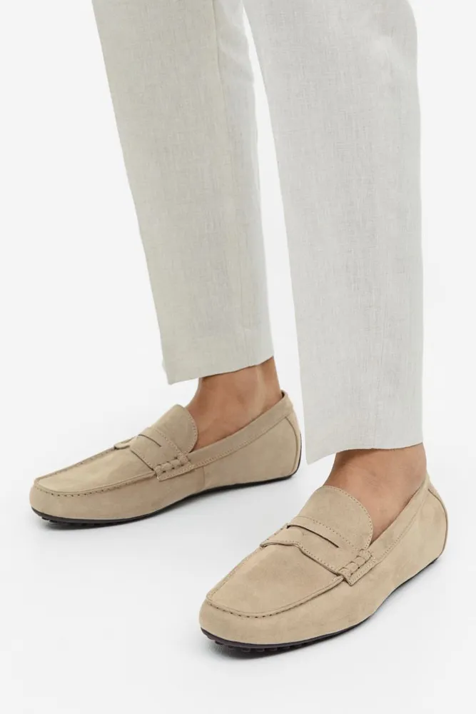 Faux Suede Basic Flat Sneakers