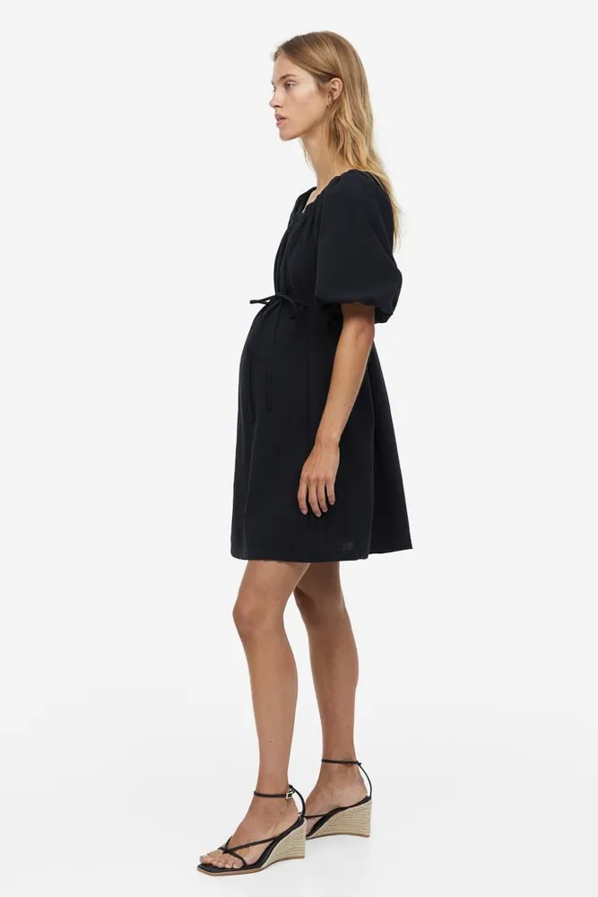 MAMA Knit off-the-shoulder Dress