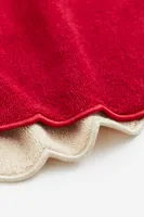 4-pack Scalloped-edge Washcloths