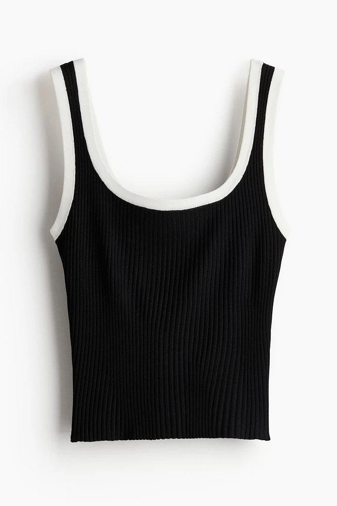 Rib-knit Tank Top