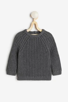 Rib-knit Cotton Sweater