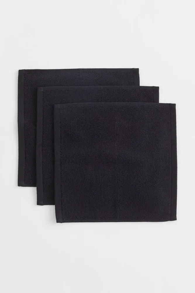 3-pack Cotton Terry Washcloths