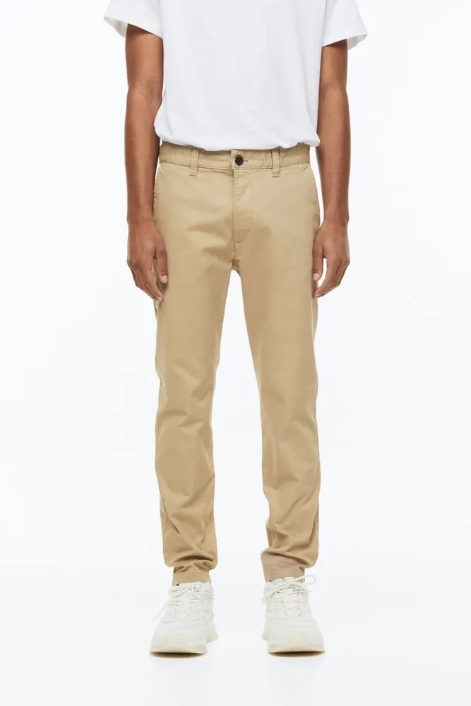 Skinny Fit Cotton Chinos