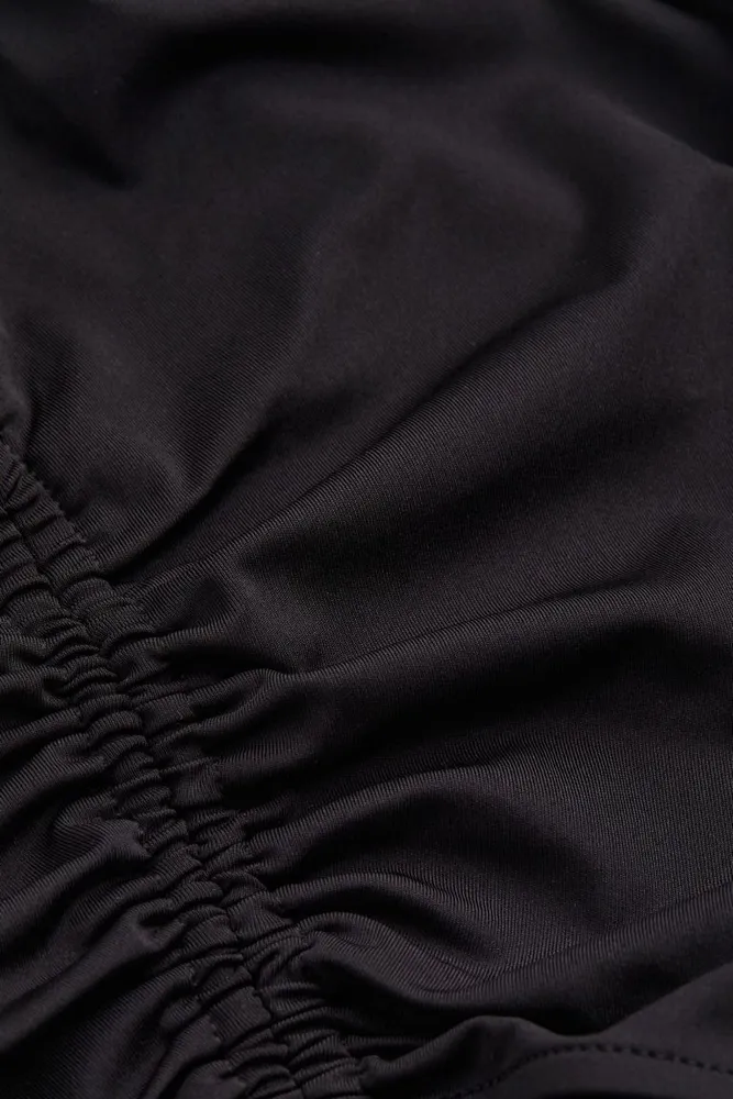 Drawstring-detail Bodycon Dress