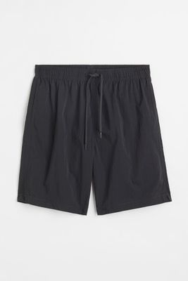Nylon Knee-length Swim Shorts