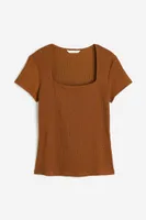 Square-neck Top