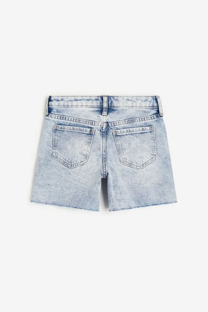 Cotton Denim Bermuda Shorts
