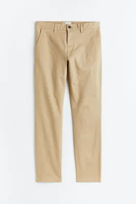 Pantalon de coutil Coupe ajustée en coton
