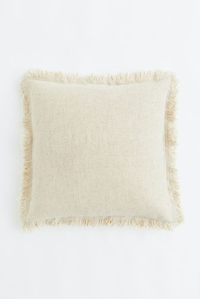 Housse de coussin en lin
