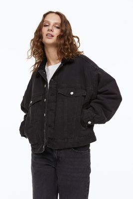 Fleece-lined Denim Jacket
