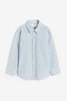 Long-sleeved Poplin Shirt