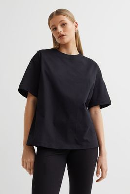 Wide-cut Cotton T-shirt
