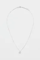 Rhinestone-pendant Necklace