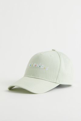 Embroidered Cotton Twill Cap