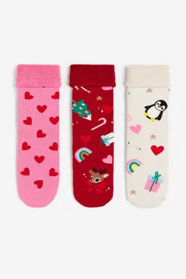 3-pack Terry Socks