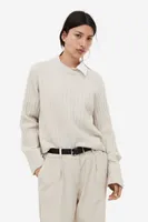 Rib-knit Sweater