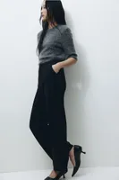 Crêped Jersey Pants