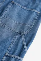 Salopette en denim Relaxed Fit