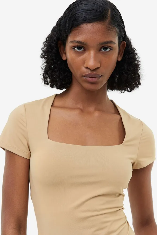 Square-neck Top