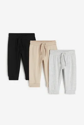 3-pack Cotton Joggers