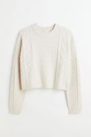 H&M+ Cable-knit Sweater