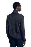 Slim Fit Glittery Turtleneck Sweater