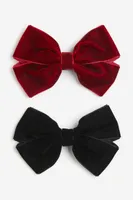 2-pack Bow Hair Clips