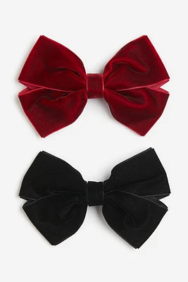 2-pack Bow Hair Clips