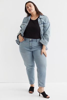 H&M+ Mom Loose-fit Ultra High Jeans