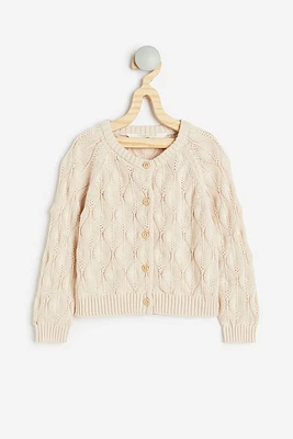 Textured-knit Cardigan