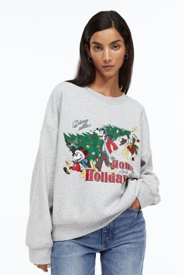 Sweatshirt with Motif