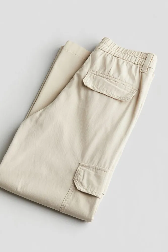 Wide-leg Cargo Pants