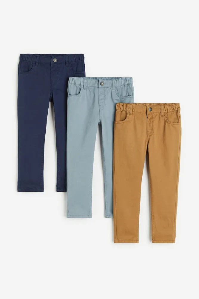 3-pack Cotton Twill Pants
