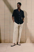 Regular Fit Linen-blend Pants