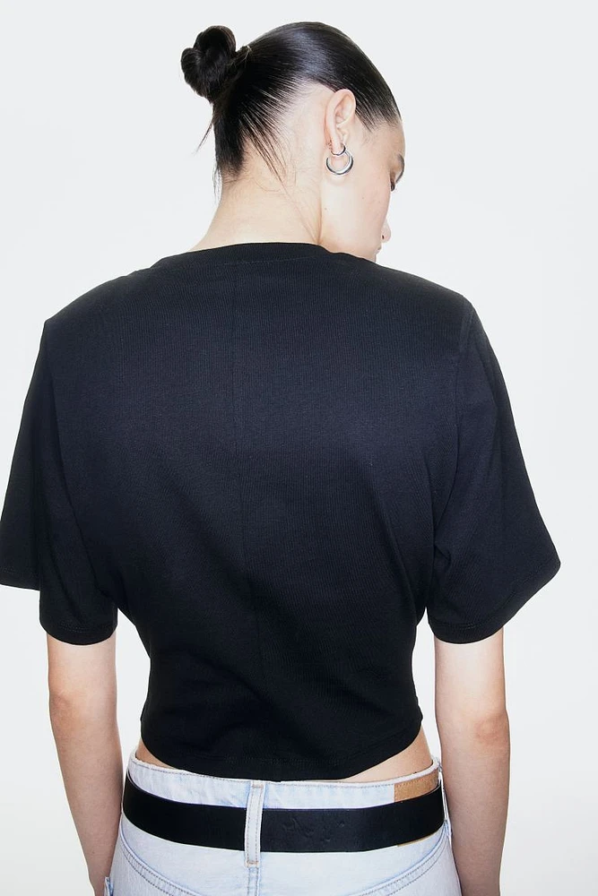 Shoulder-pad T-shirt