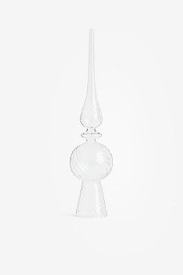 Glass Christmas Tree Topper