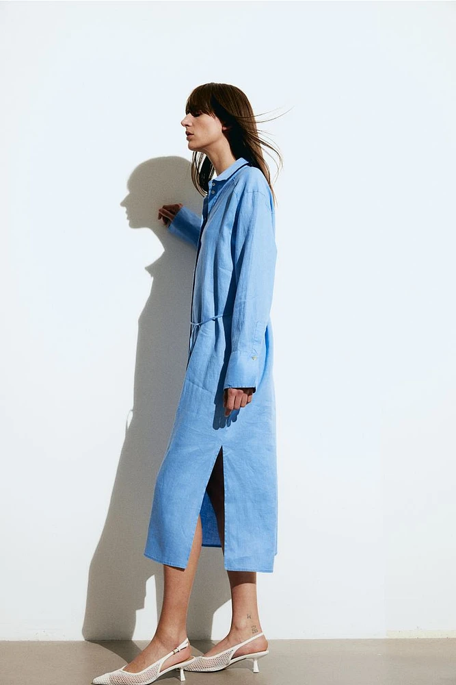 Linen Shirt Dress